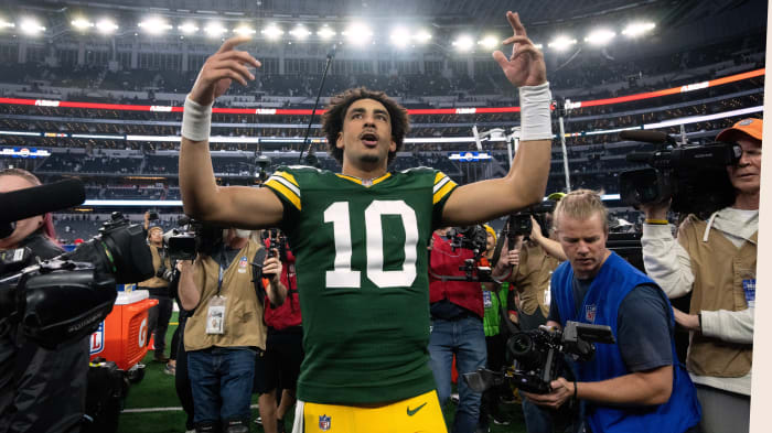 Green Bay Packers quarterback Jordan Love